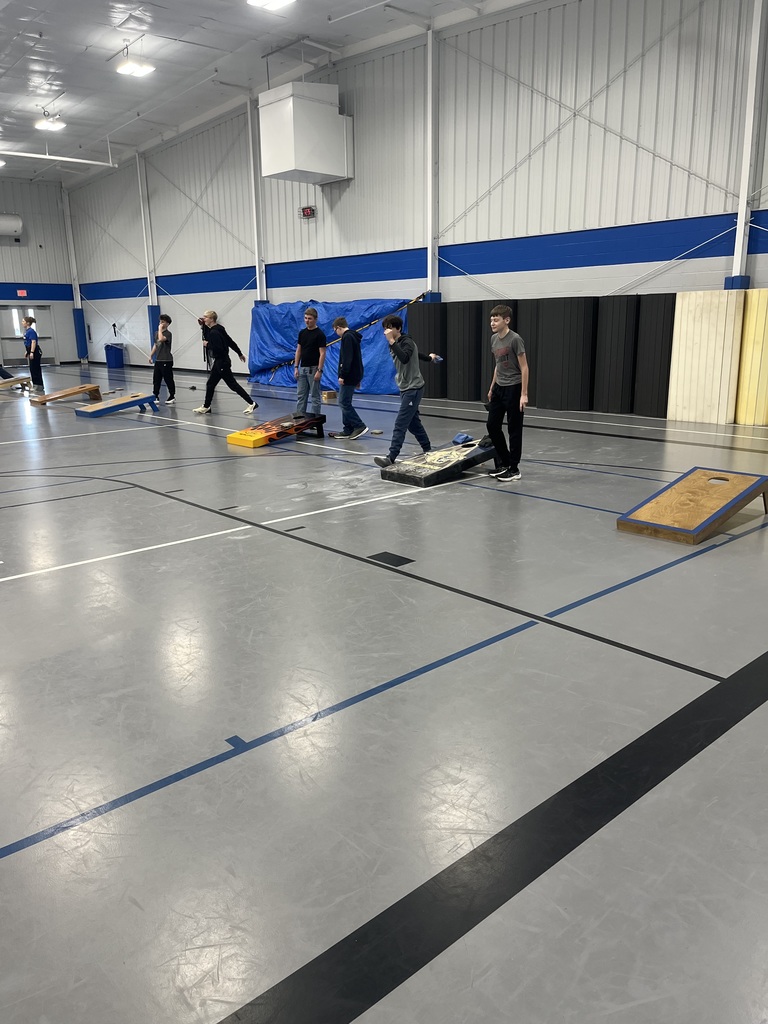NHMS 8th Grade PE - Cornhole Day