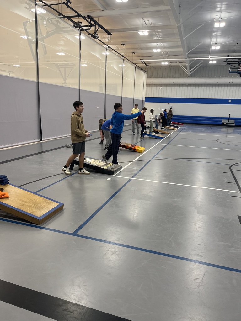 NHMS 8th Grade PE - Cornhole Day