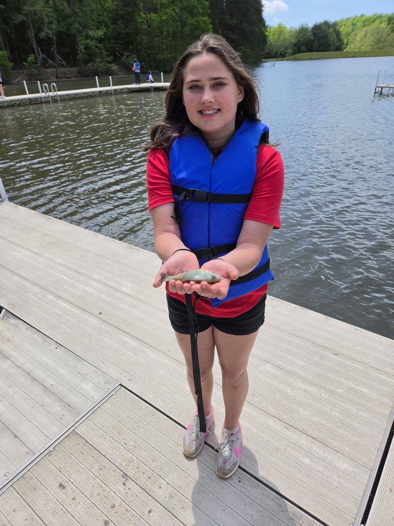 NHMS 6th Grade Campers Fishing on Lake Lilly- Happy Hollow - May 2026