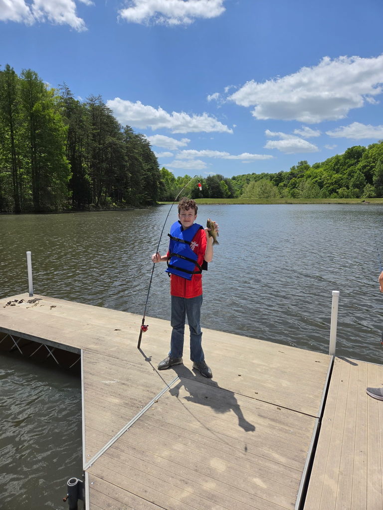 NHMS 6th Grade Campers Fishing on Lake Lilly- Happy Hollow - May 2026