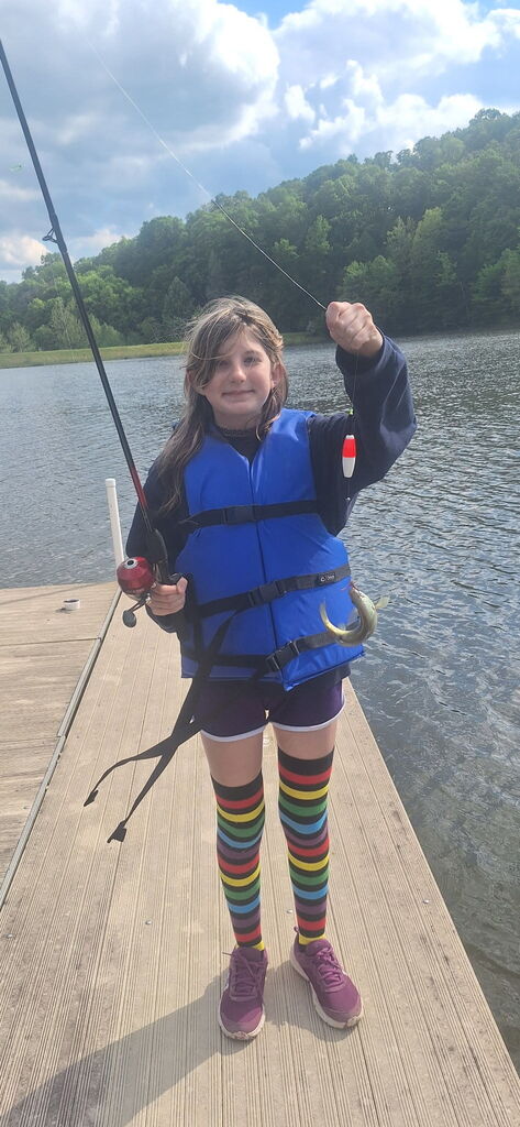 NHMS 6th Grade Campers Fishing on Lake Lilly- Happy Hollow - May 2026