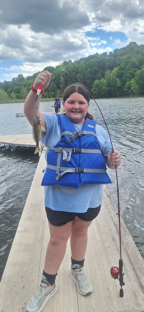 NHMS 6th Grade Campers Fishing on Lake Lilly- Happy Hollow - May 2026