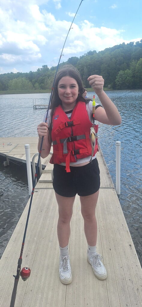 NHMS 6th Grade Campers Fishing on Lake Lilly- Happy Hollow - May 2026