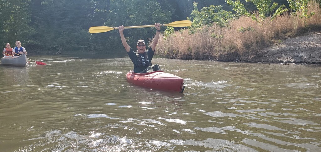 NHMS 6th Grade Campers Canoeing on Lake Lilly- Happy Hollow - May 2026 - DNR Officer Hash