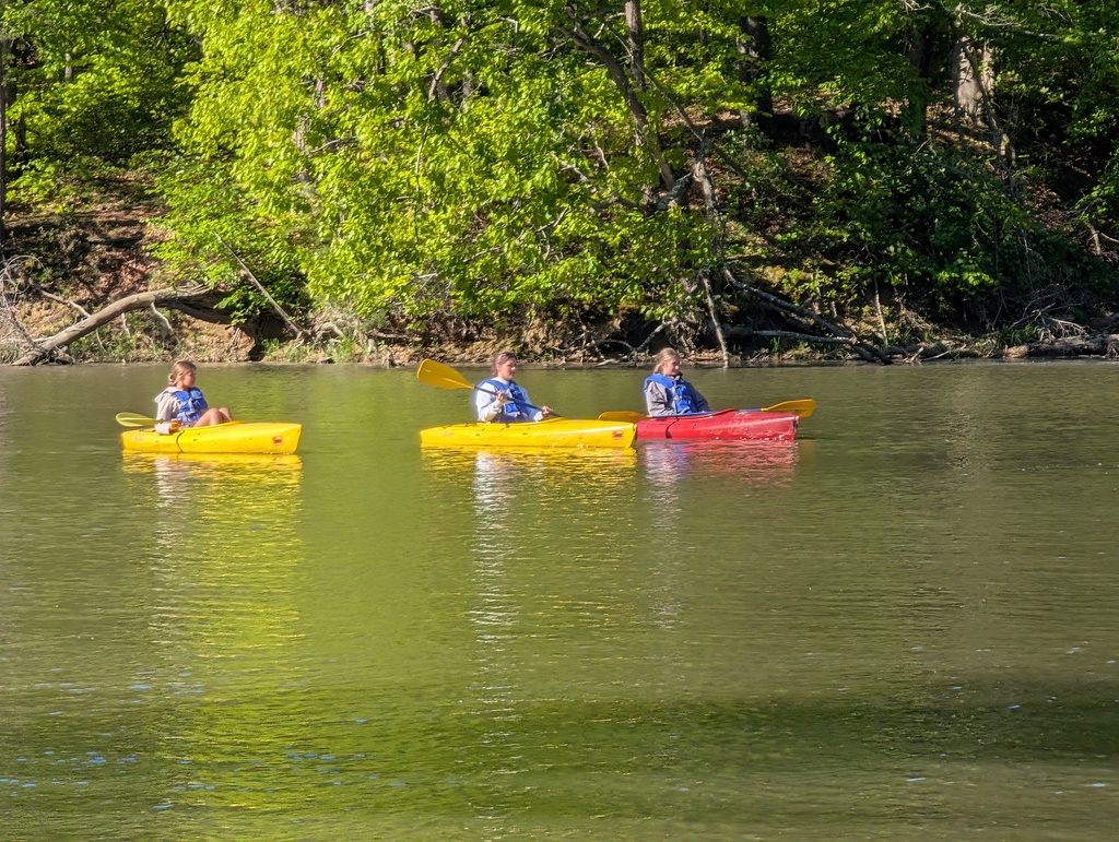 NHMS 6th Grade Campers Canoeing on Lake Lilly- Happy Hollow - May 2026 - Our NHHS Staff