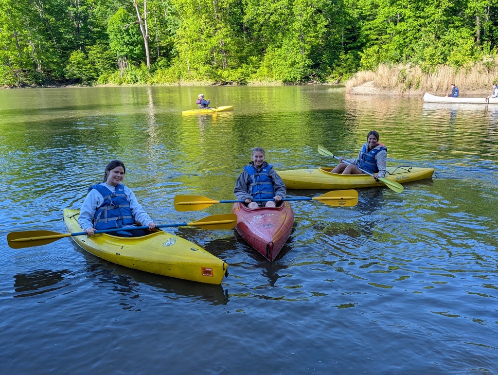NHMS 6th Grade Campers Canoeing on Lake Lilly- Happy Hollow - May 2026 - Our NHHS Staff