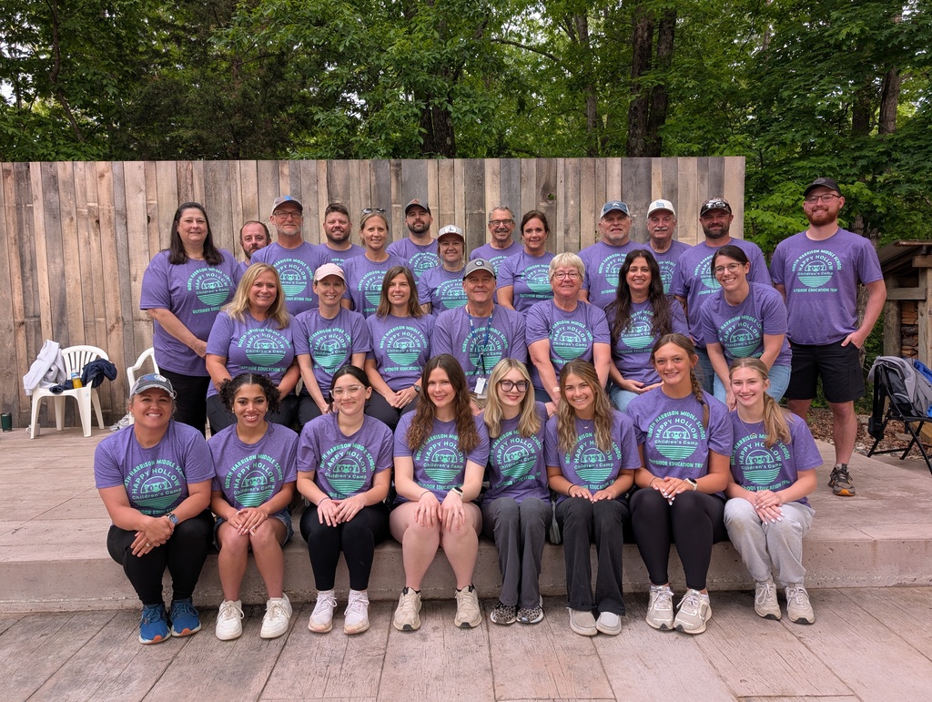 NHMS 6th Grade Camp - Group Photos- Happy Hollow - May 2026