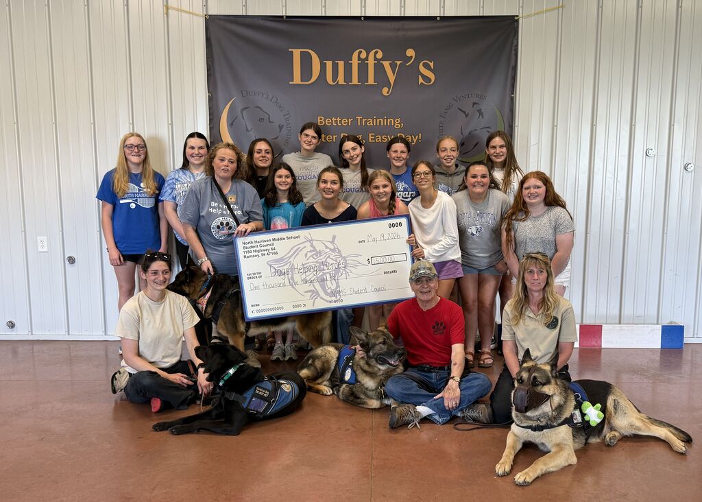 NHMS Student Council Visits Duffy's Dog Training Facility - May 19, 2026