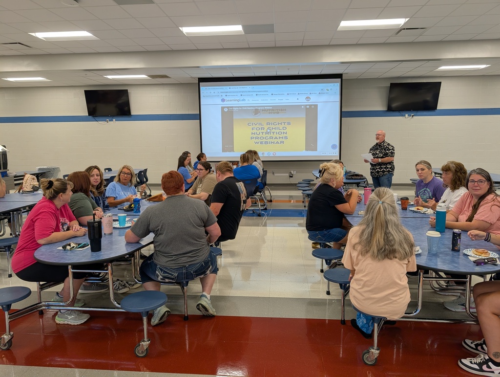 NHCS Food Service Manager Mr. Cornelius has a Meeting with his Cafe Staff