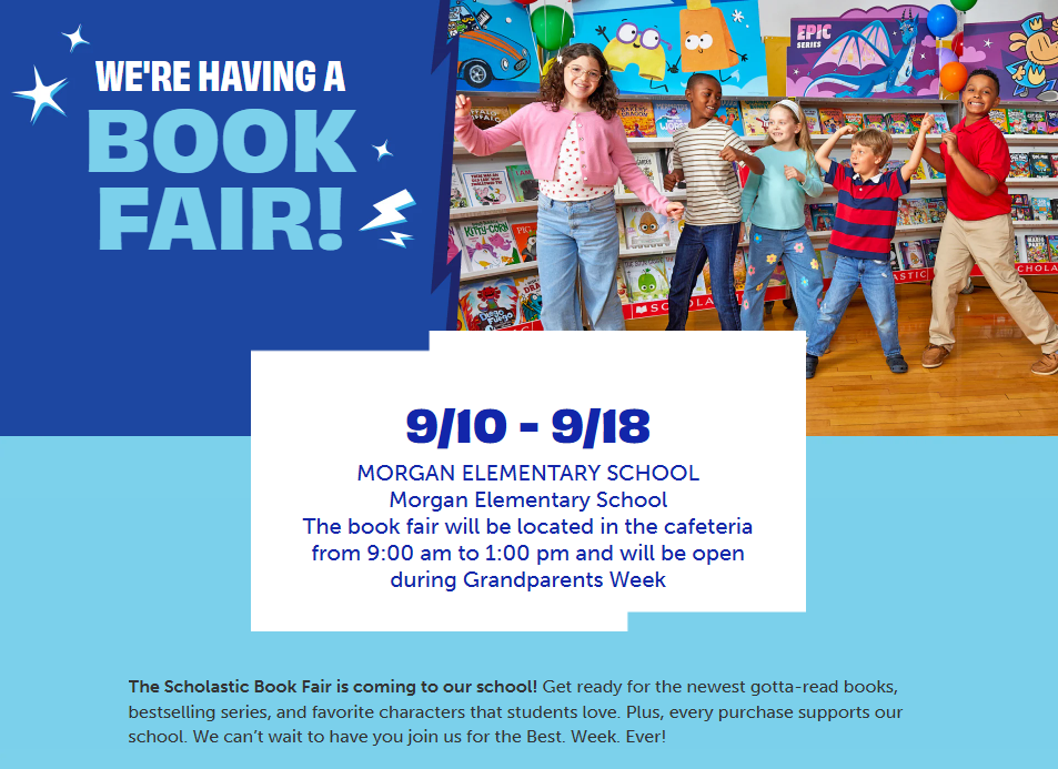 Morgan Elementary Book Fair - 2026