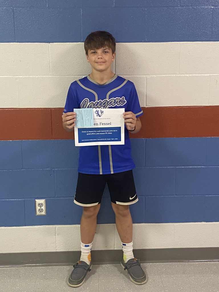 7th Grade August Student of the Month Nominees - 2026