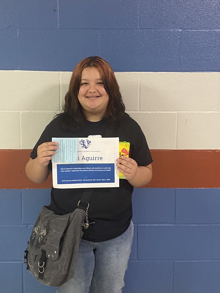 7th Grade August Student of the Month Nominees - 2026