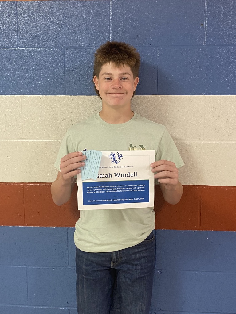 8th Grade August Student of the Month Nominees - 2026