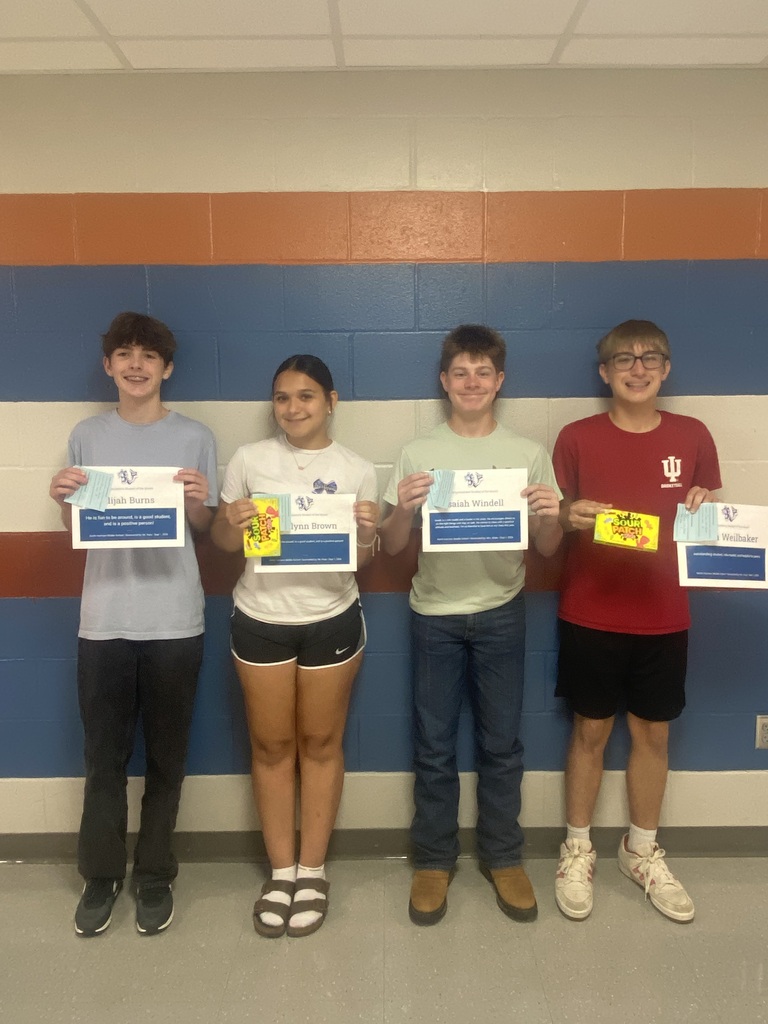 8th Grade August Student of the Month Nominees - 2026