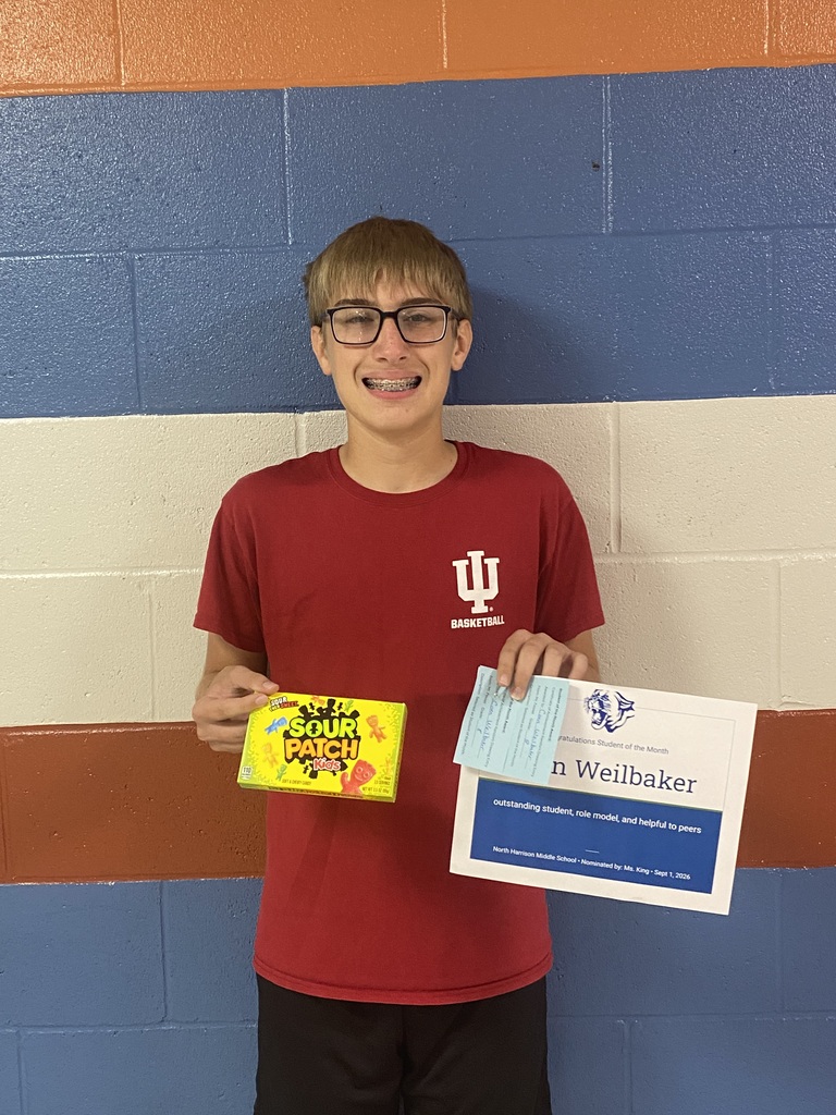 8th Grade August Student of the Month Nominees - 2026