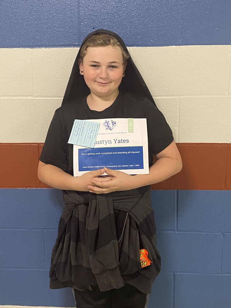 8th Grade August Student of the Month Nominees - 2026