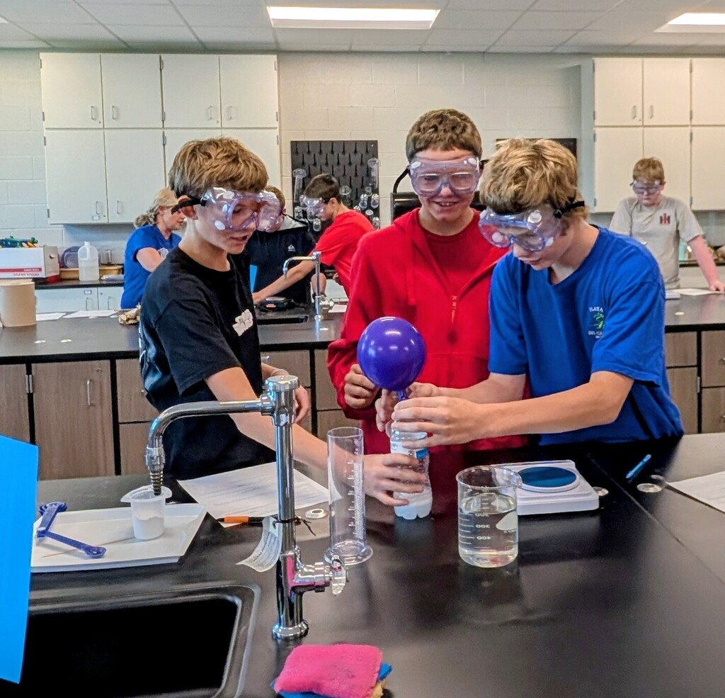 Mrs. Wade's 8th Grade Science Classes - Law of Conservation and Chemical Reactions -Sept. 2026