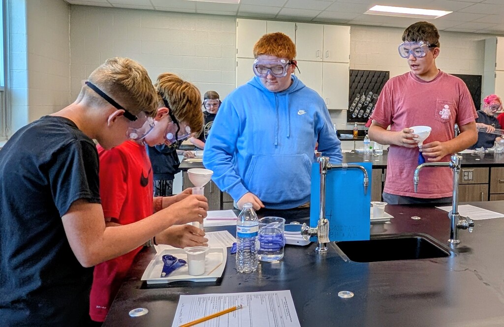 Mrs. Wade's 8th Grade Science Classes - Law of Conservation and Chemical Reactions -Sept. 2026