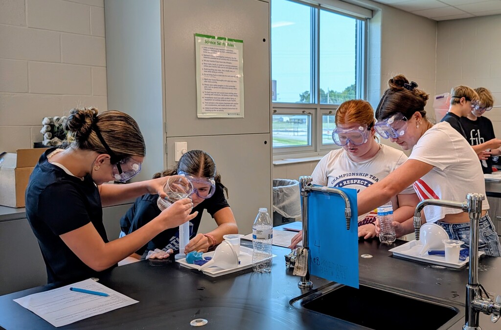 Mrs. Wade's 8th Grade Science Classes - Law of Conservation and Chemical Reactions -Sept. 2026