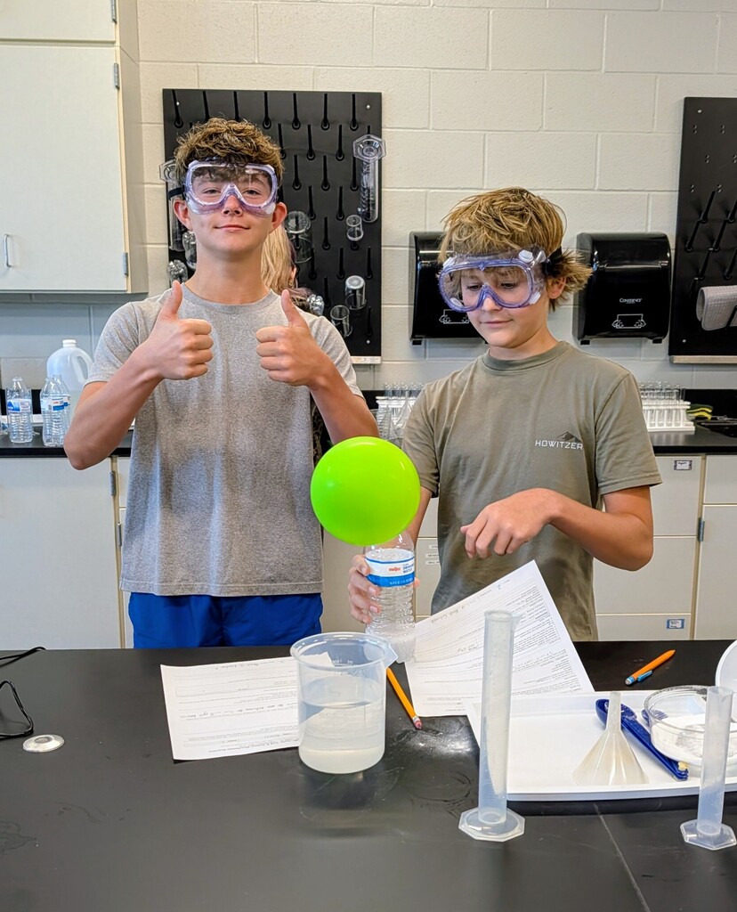 Mrs. Wade's 8th Grade Science Classes - Law of Conservation and Chemical Reactions -Sept. 2026