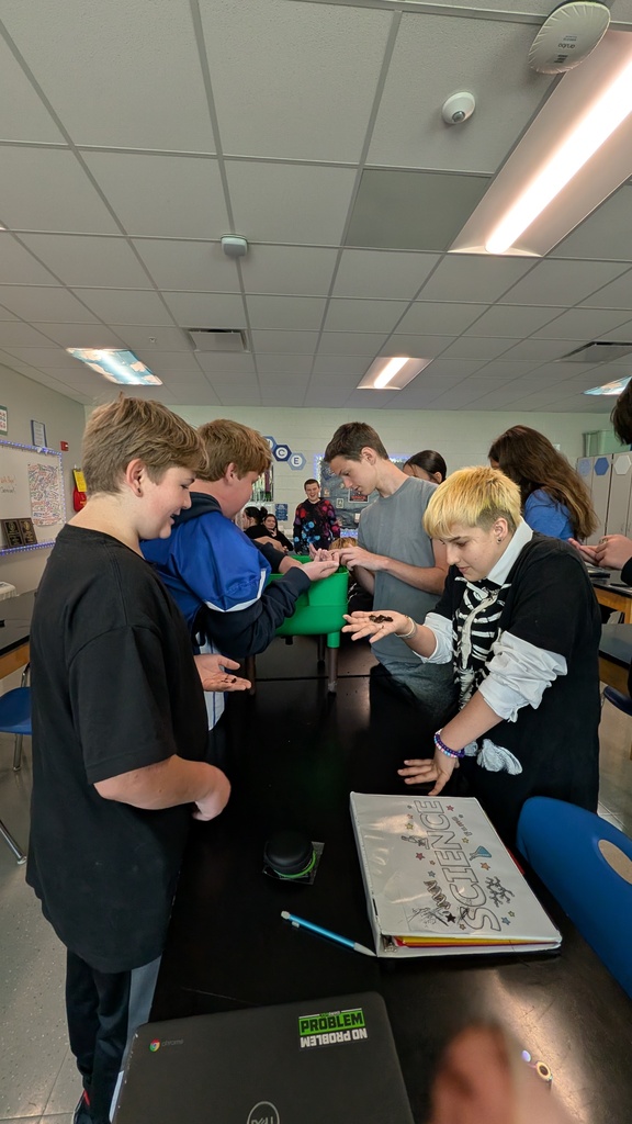 Mrs. Wade's 8th Grade Science Classes - Composting Worms have Arrived! 2026