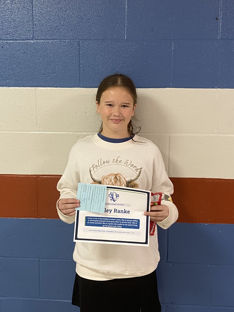 NHMS September 6th Grade SOTM-2026