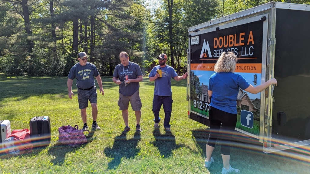 Camper Gear - Huge thanks to John Shearer for hauling all of the gear up yesterday and today!