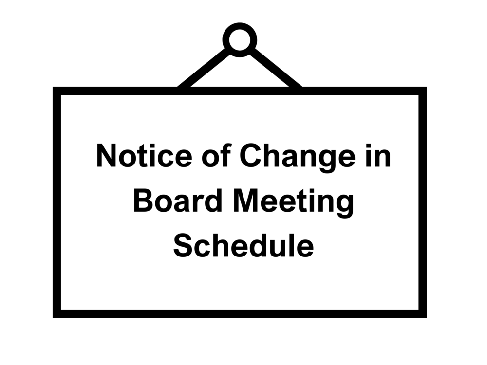Notice of Change