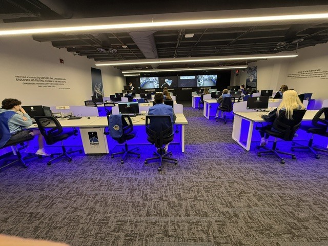inside of Challenger Learning Center