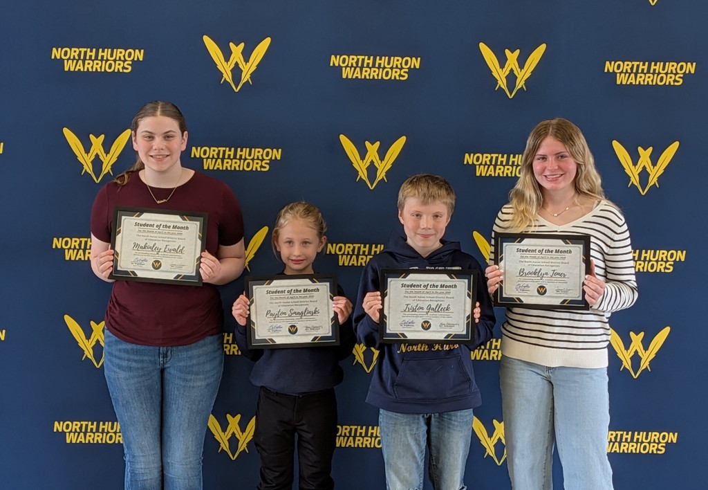 April 2026 Students of the Month Group Picture