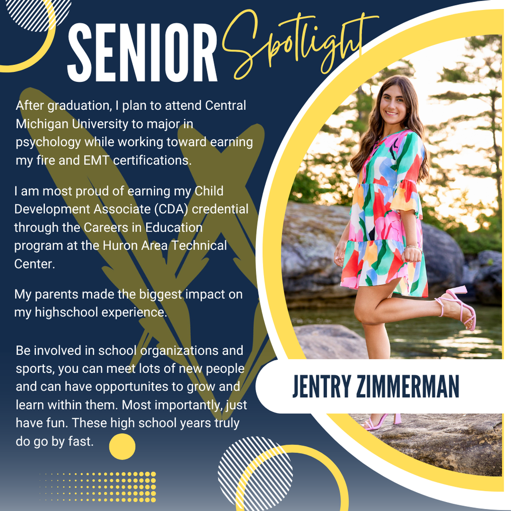 graduate Jentry Zimmerman