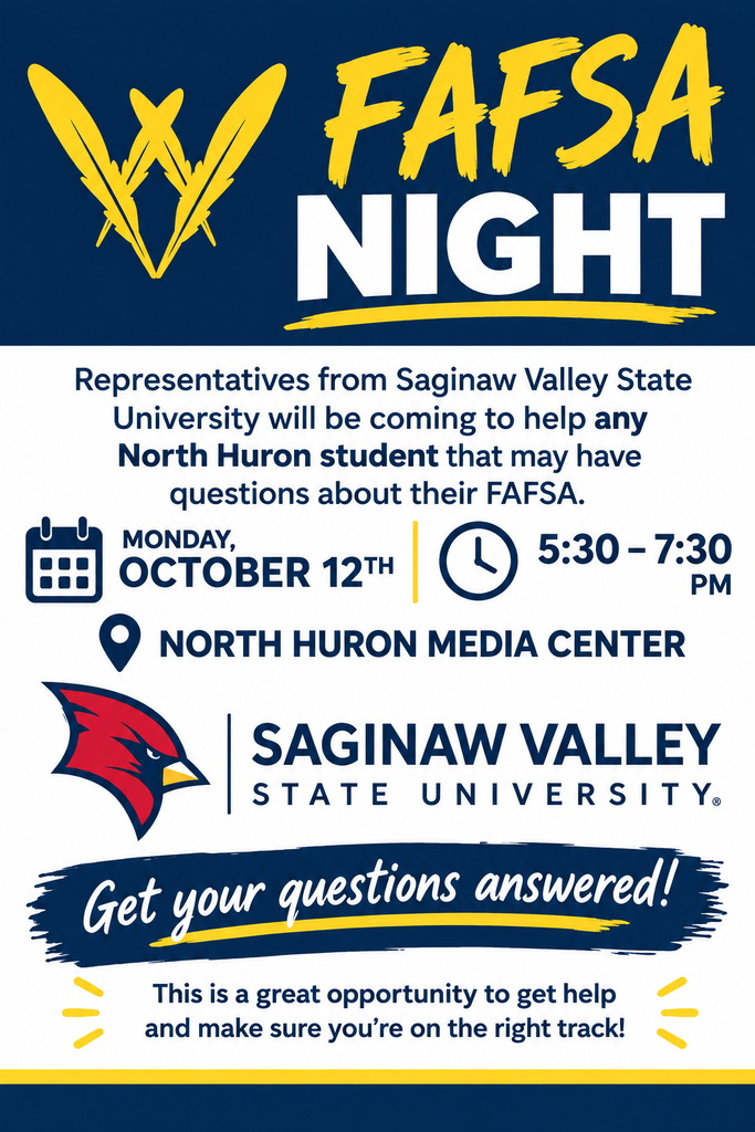 Flyer announcing FAFSA Night
