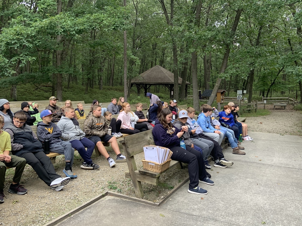 students at Huron County Nature Center