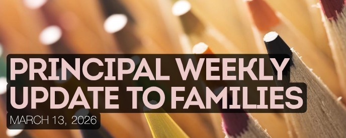 Newsletter header for Principal update