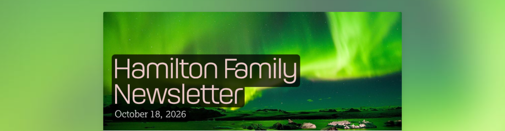 Family Newsletter Banner