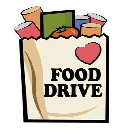 Clipart Grocery Bag w. Groceries in it and Food Drive