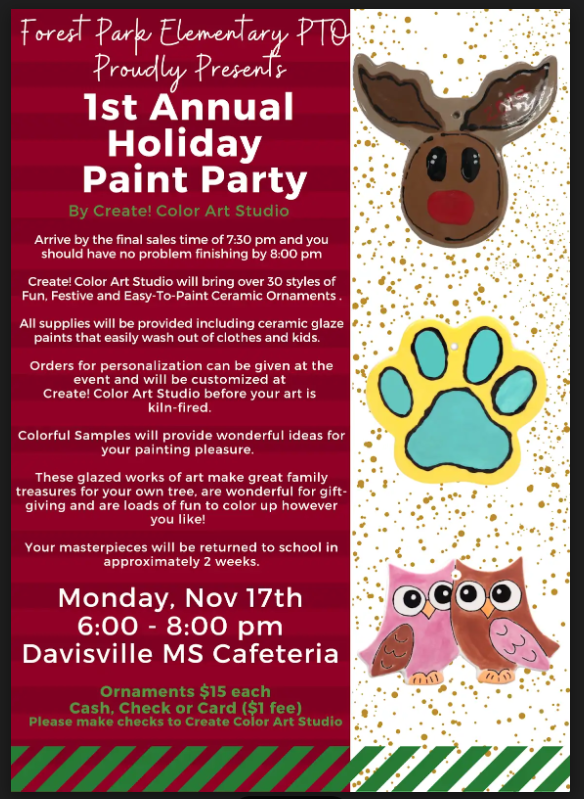 Forest Park Holiday Flier