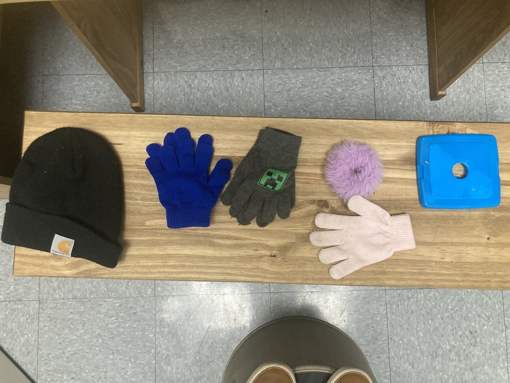 hats and gloves