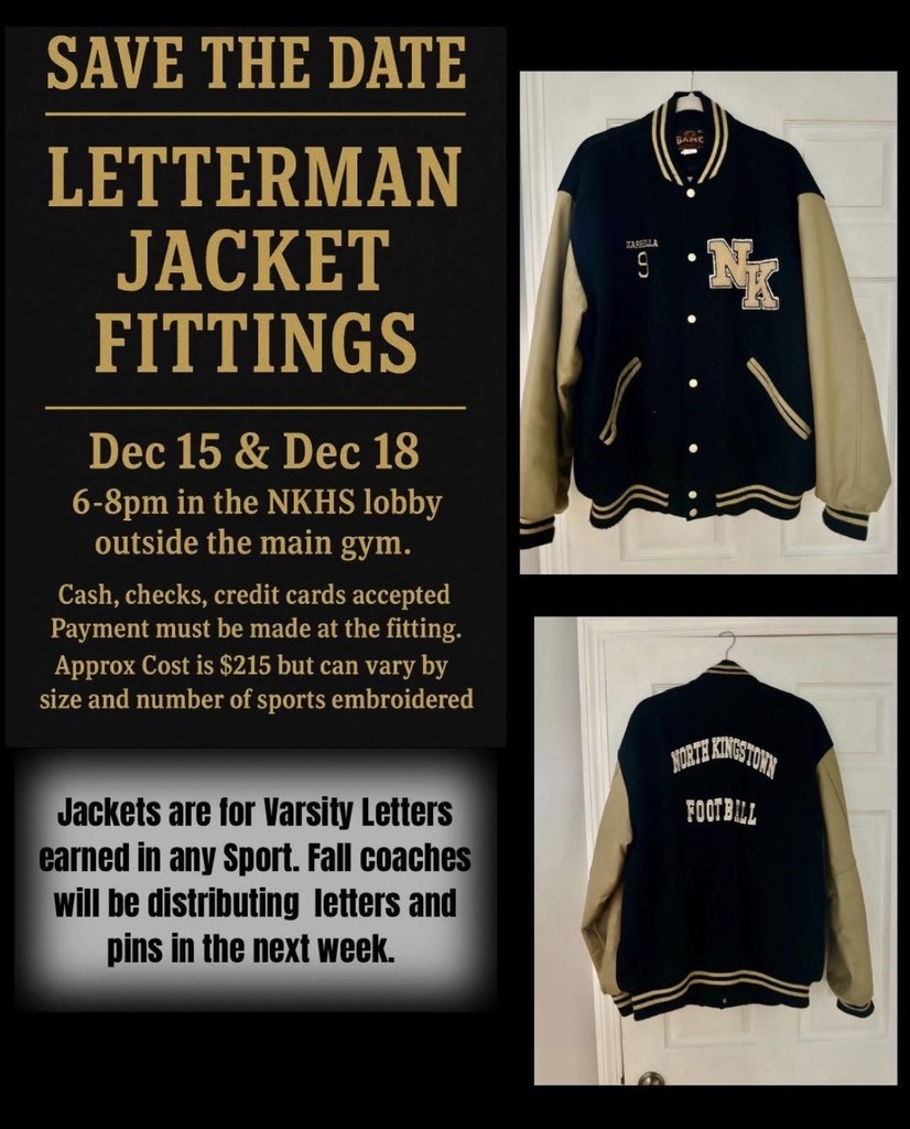 Varsity Letterman Fitting