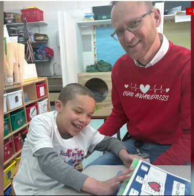 Celebrating Treyvon and CHD Awareness at Hamilton Elementary School