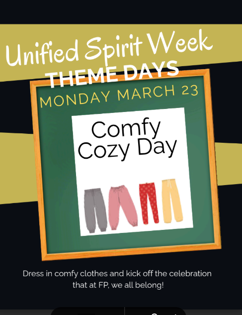 Spirit Week Flier - Comfy Cozy Day 
