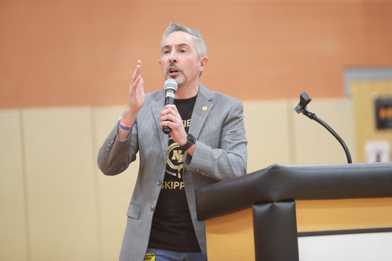 Special Olympics Rhode Island President Edwin Pacheco