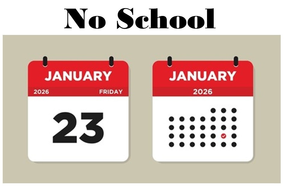 No school on 1/23
