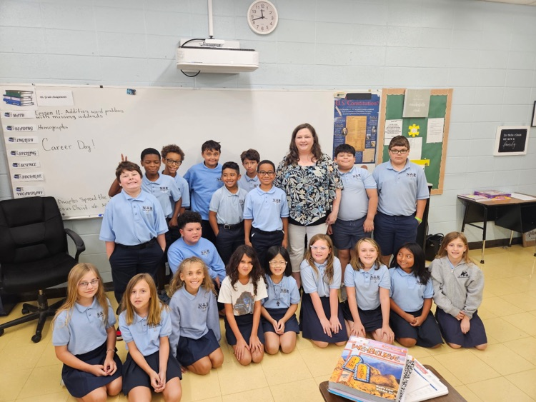 4th. Grade first Career Day!