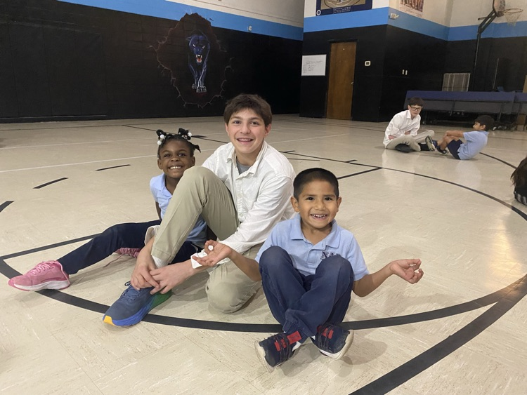 Big kids, little buddies — learning and growing together❤️❤️
