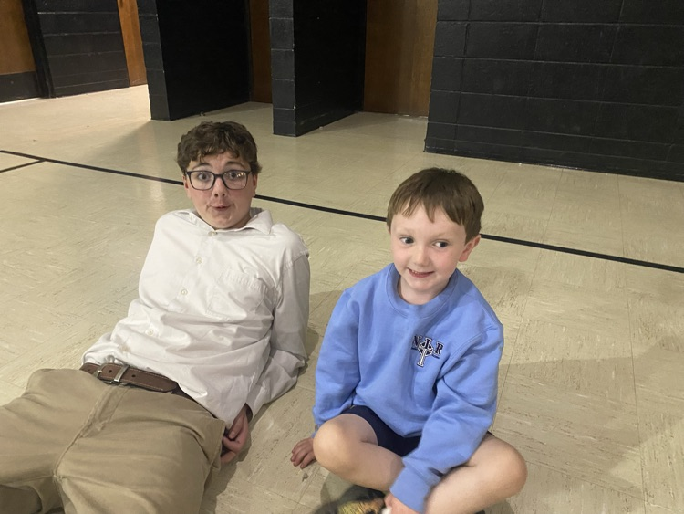 Big kids, little buddies — learning and growing together❤️❤️
