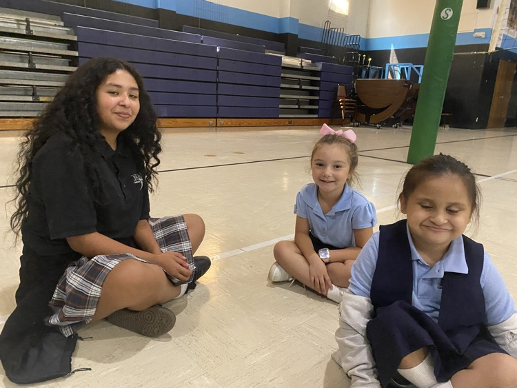 Big kids, little buddies — learning and growing together❤️❤️