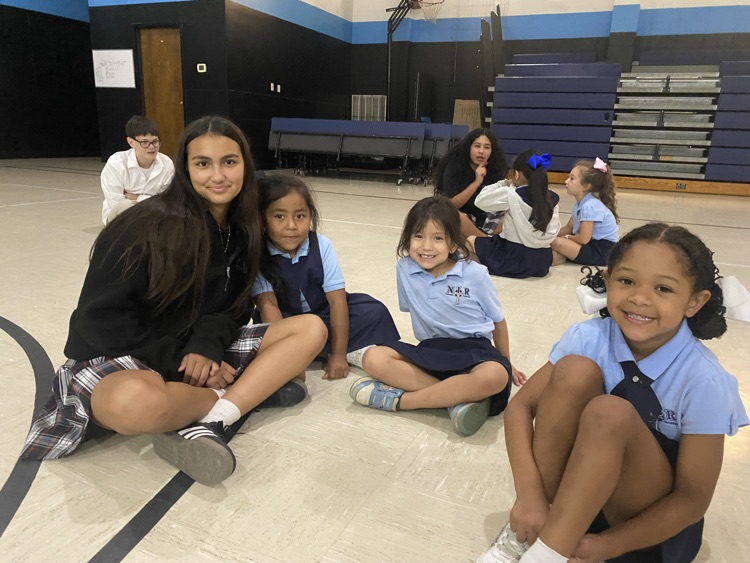 Big kids, little buddies — learning and growing together❤️❤️