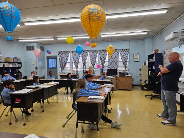 4th. Grade Career Day with Mr. Moore