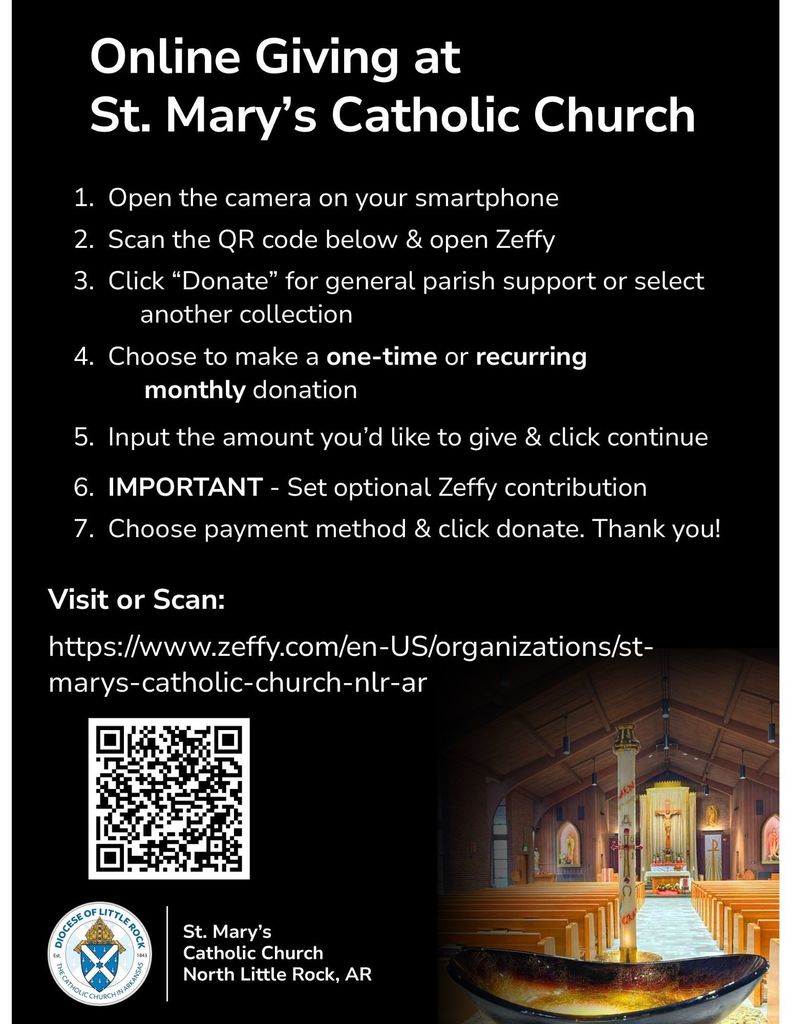 QR Code for online donation